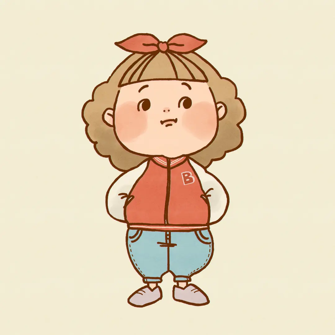スタジャンの女の子