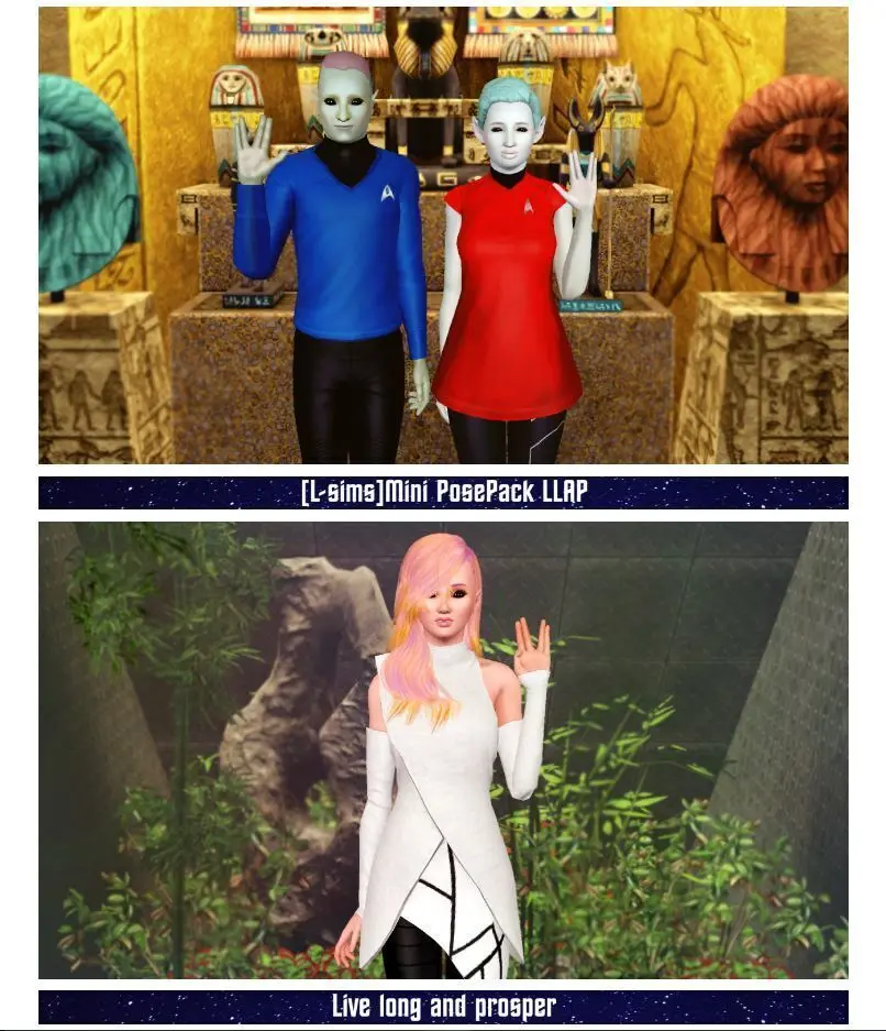 [L-sims]Mini PosePack “LLAP” 