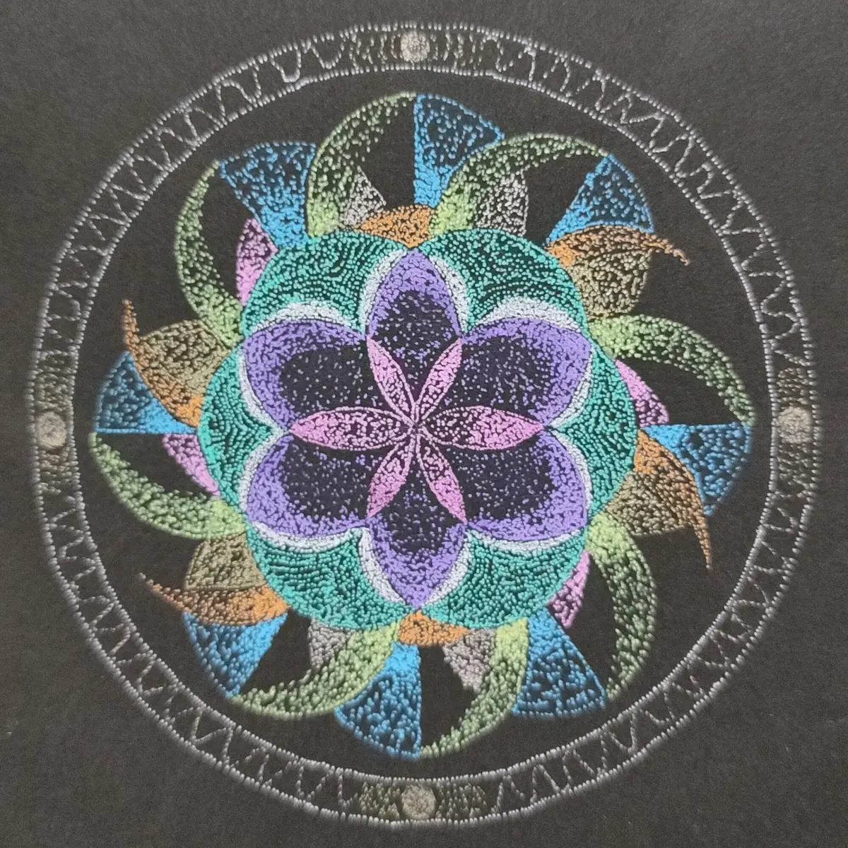 点描曼荼羅アート