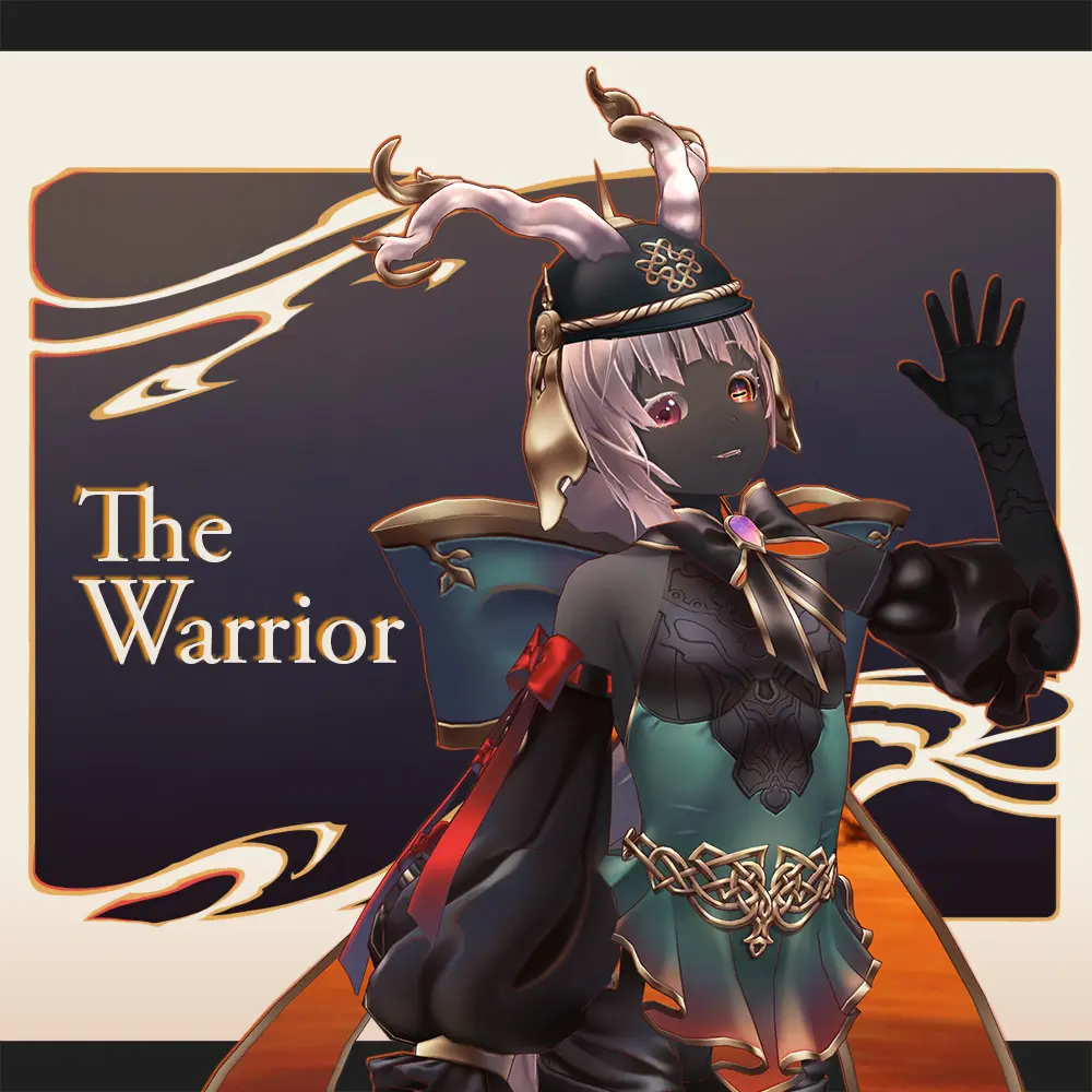 【VRC対応】薄暮の戦士【3Dモデル】