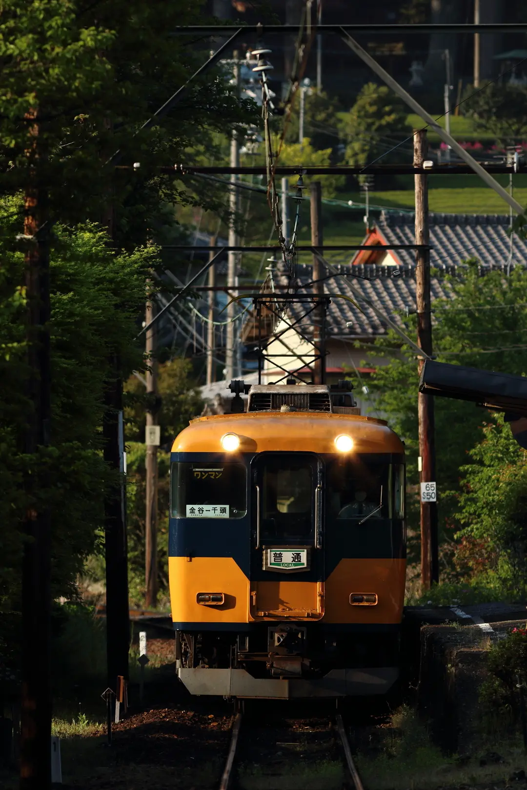 大井川鐵道　田野口駅にて