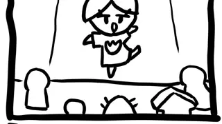あろくん４コマまんが「地下ライブ本番」