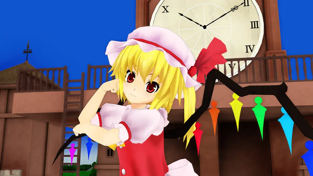 フランちゃんに可愛いダンスを踊ってもらった