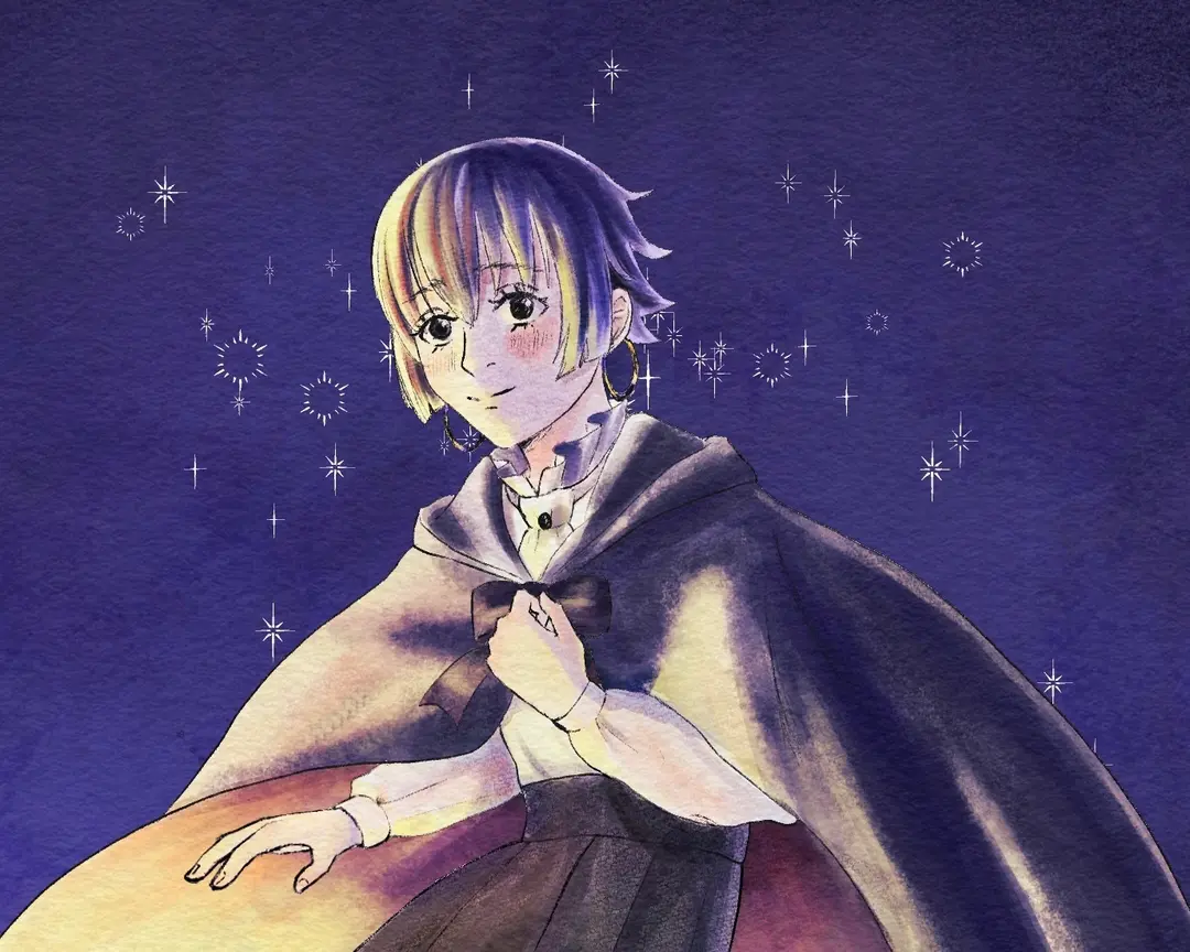 アナログ風のファンタジーイラスト