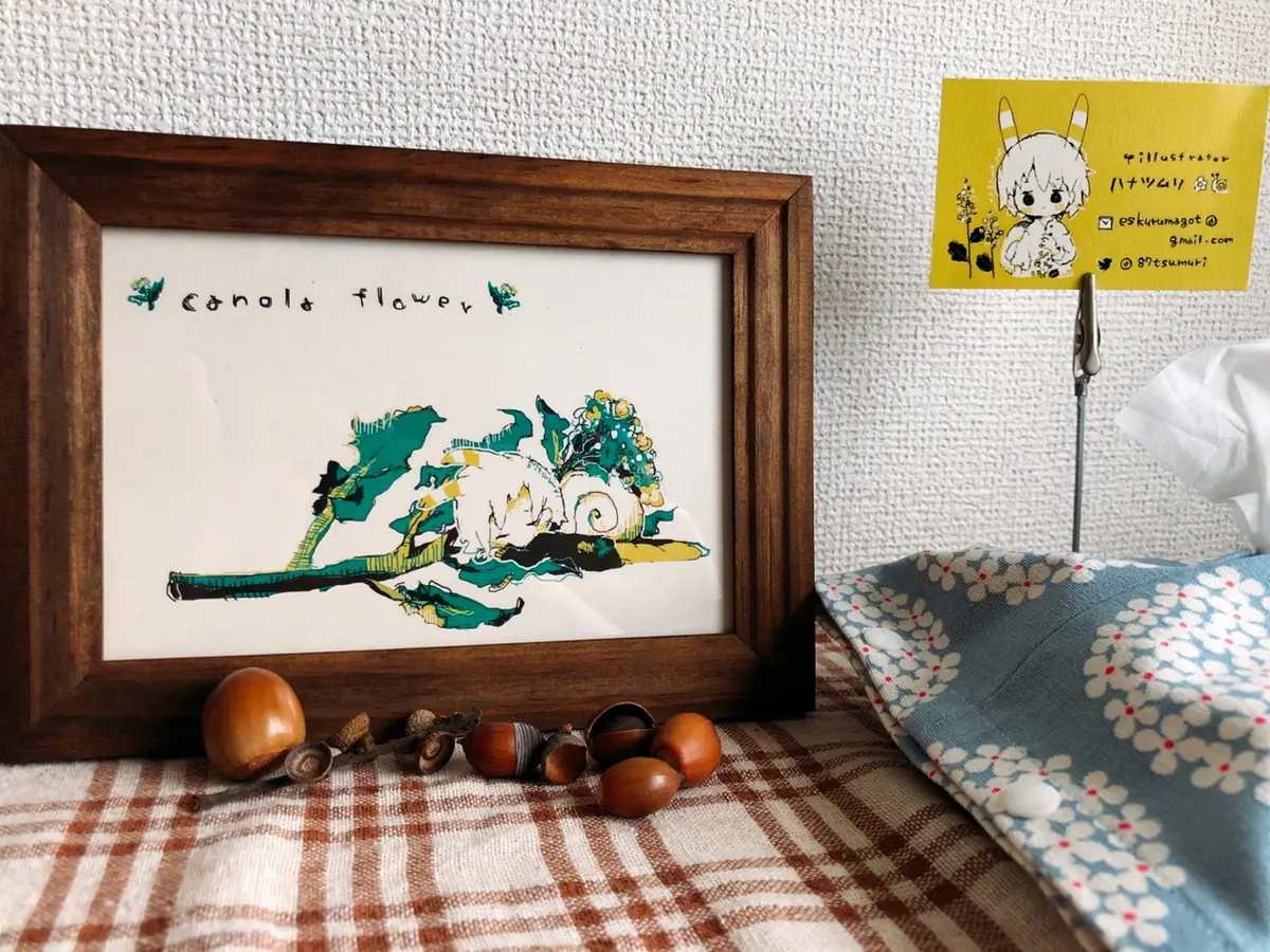 初めてのポストカードが完成しました……！💌