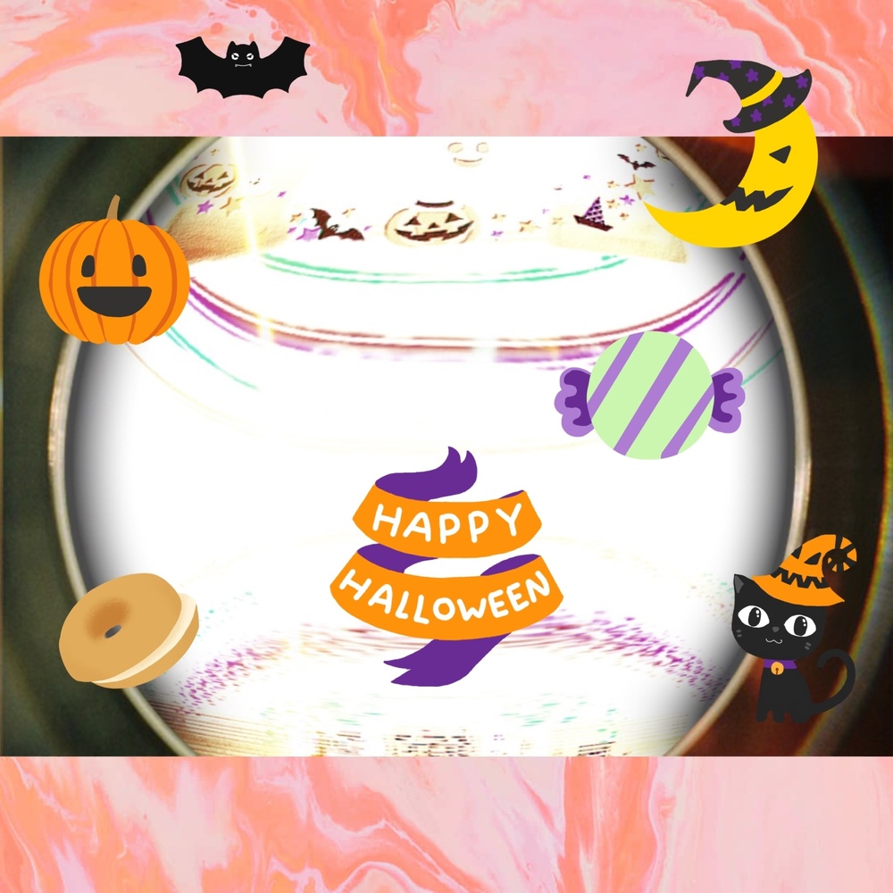 ハロウィンパーティー風デザインの加工フォト