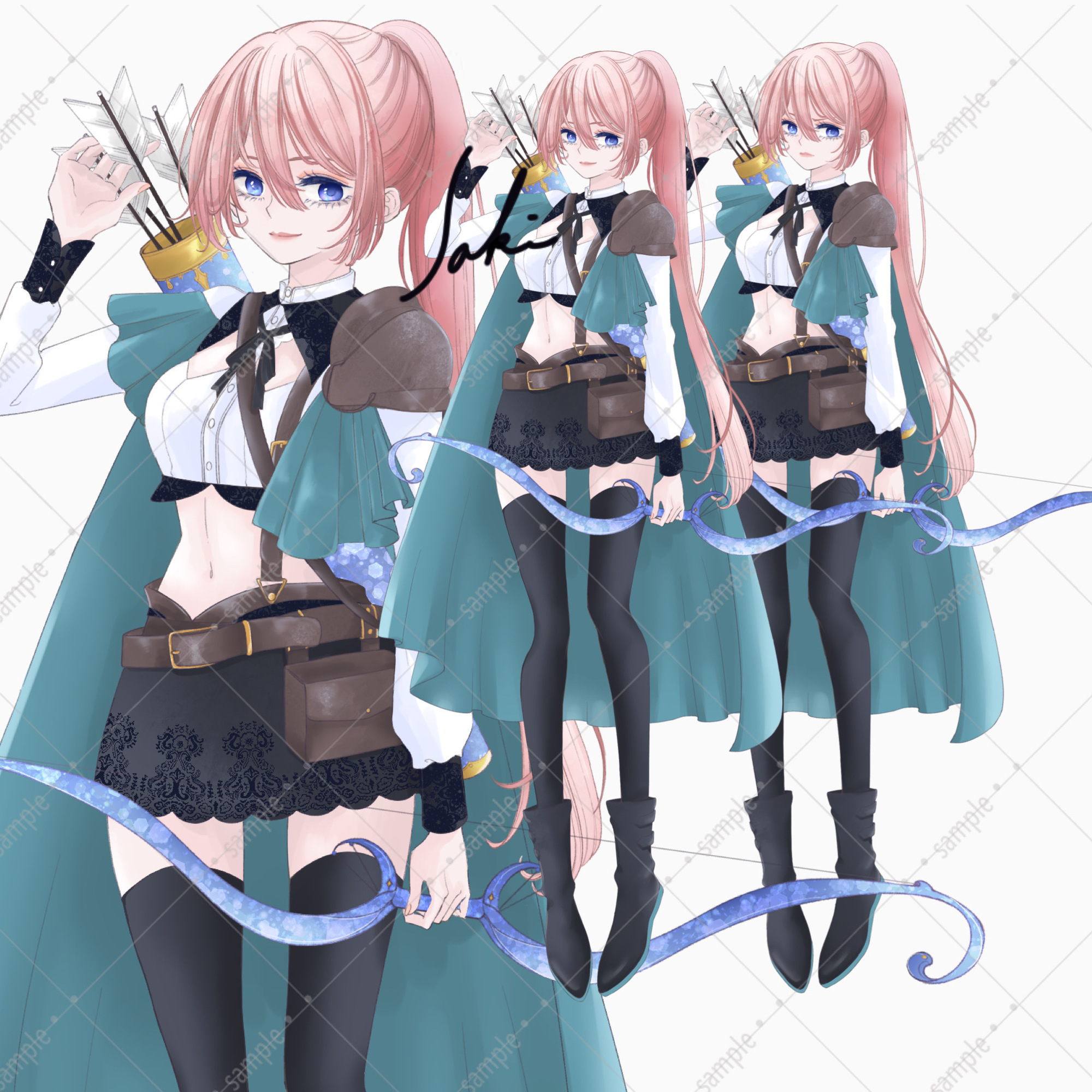キャラ販売 弓使い少女 Saki お仕事募集中 Ofuse オフセ