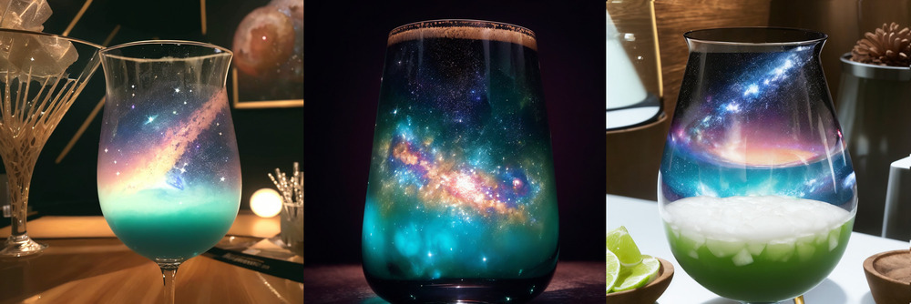 Galaxy Cocktail【ギャラクシーカクテル】タイルデザイン（横長）