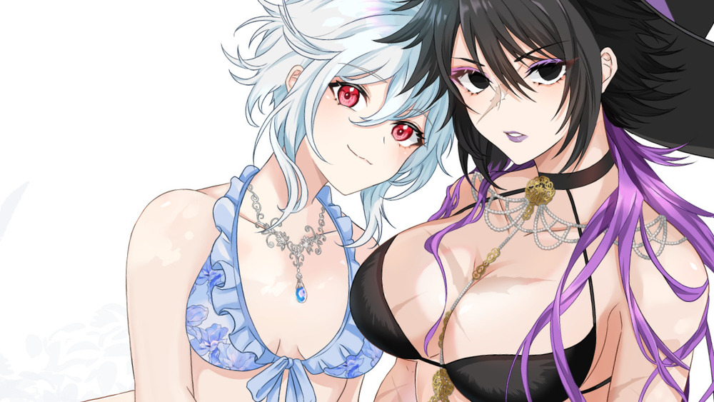 水着イラスト（♀ルーシェイ&♀レグナ）