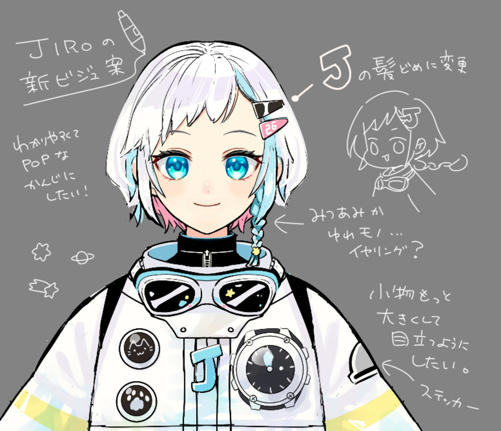 新ビジュアルのラフ！