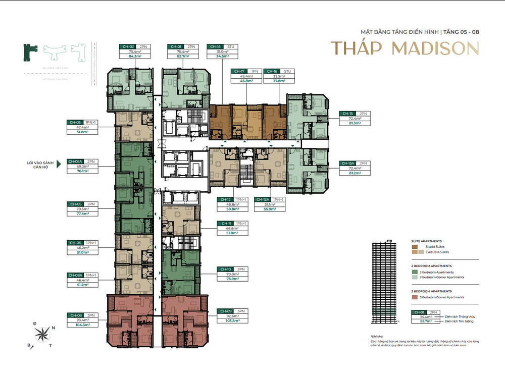 TỔNG QUAN VỀ TÒA THÁP MADISON M3 Vin CỔ LOA MIK GROUP