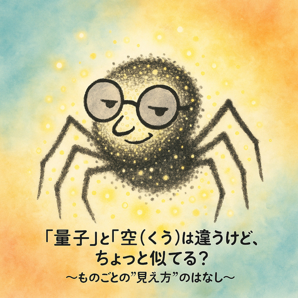 【毒虫分室 Molting #7】 「量子」と「空（くう）」は違うけど、ちょっと似てる？ 〜ものごとの“見え方”のはなし〜