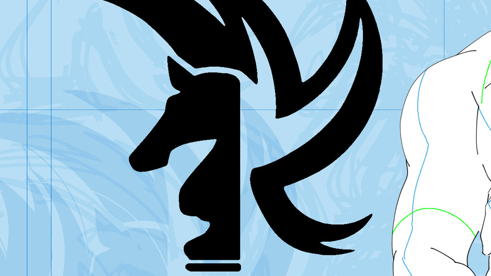 レスラー個人ワンポイントマークをデザインする