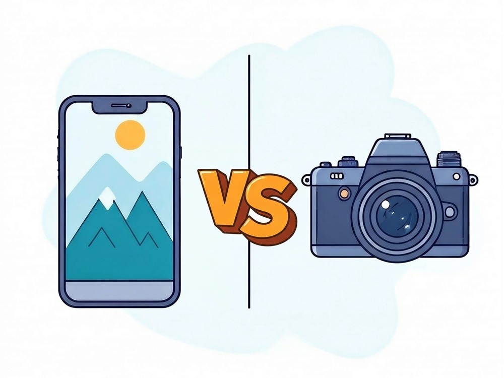 🆕徹底比較！スマホカメラvs一眼レフ、その違いとは？