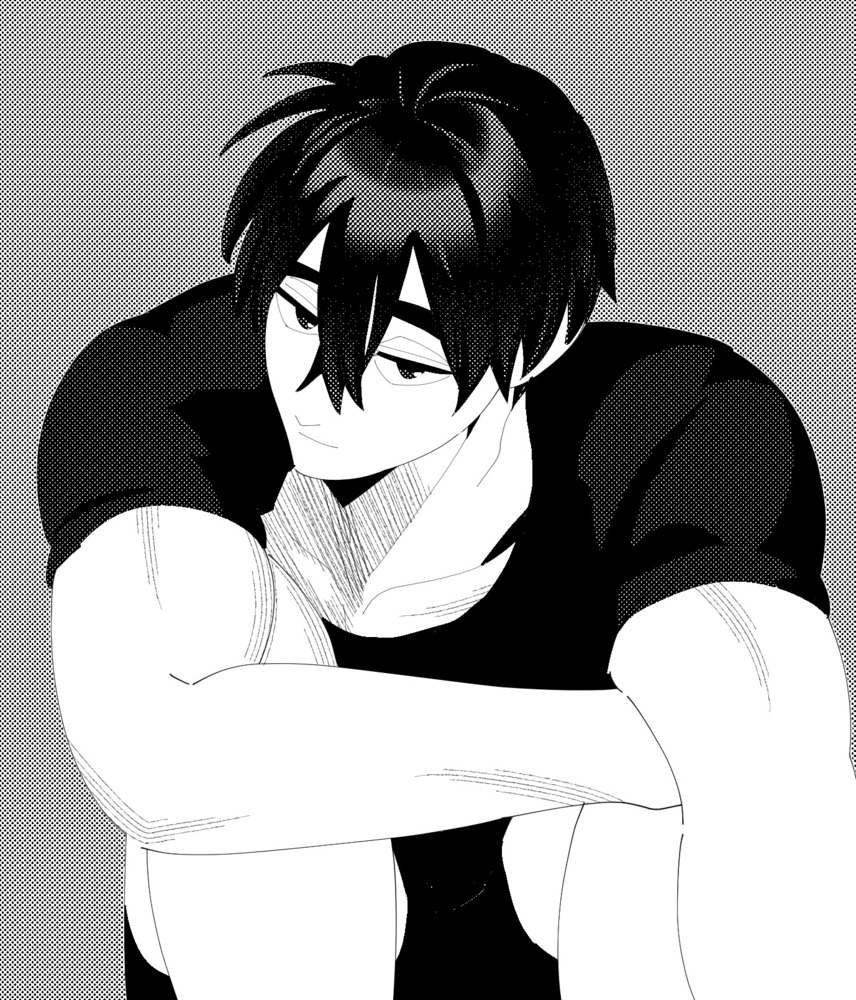 モノクロ漫画表現-元蔵