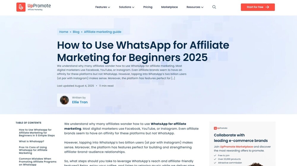 How to Use WhatsApp for Affiliate Marketing for Beginners 2025