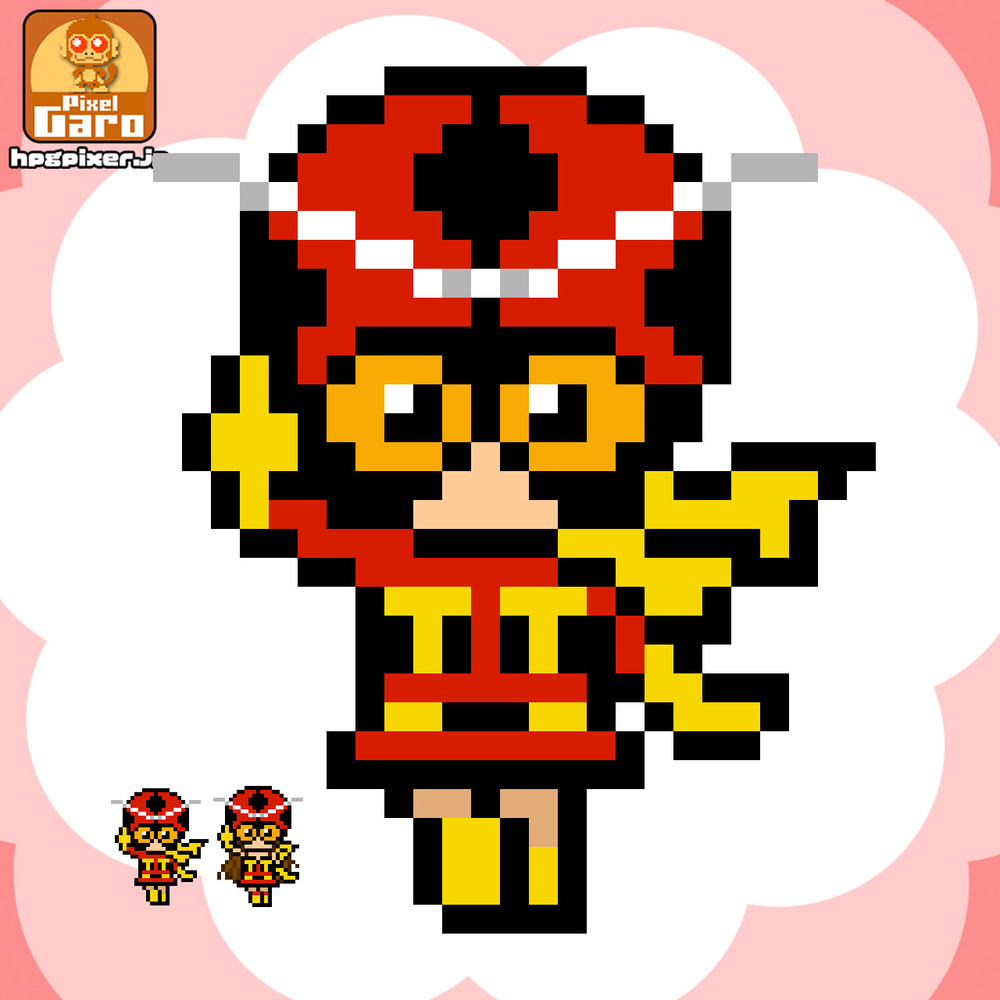 【ドット絵】電波人間タックル