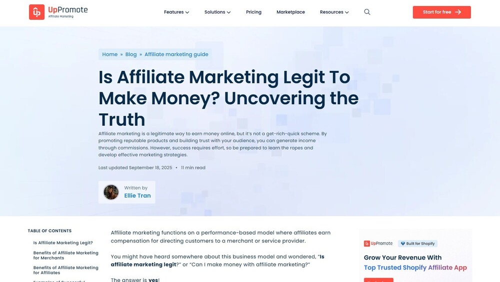 Is Affiliate Marketing Legit To Make Money?