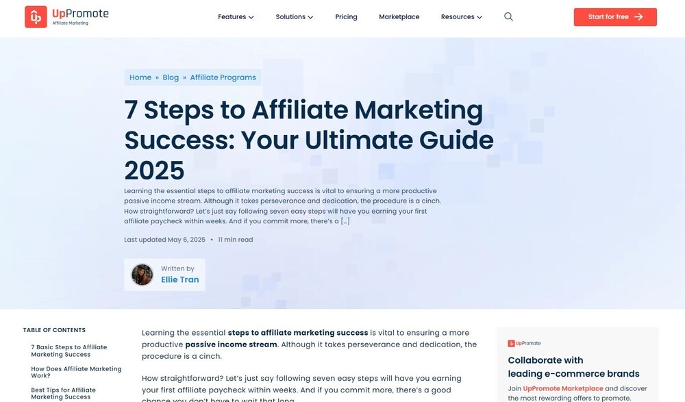7 Steps to Affiliate Marketing Success: Your Ultimate Guide 2025