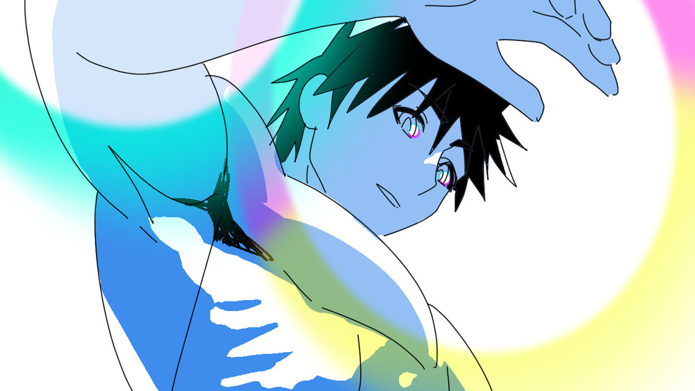 瞳ハイライトブラシがフレア代わりにも