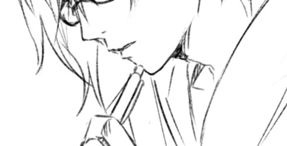 最近見た少女漫画風落書き