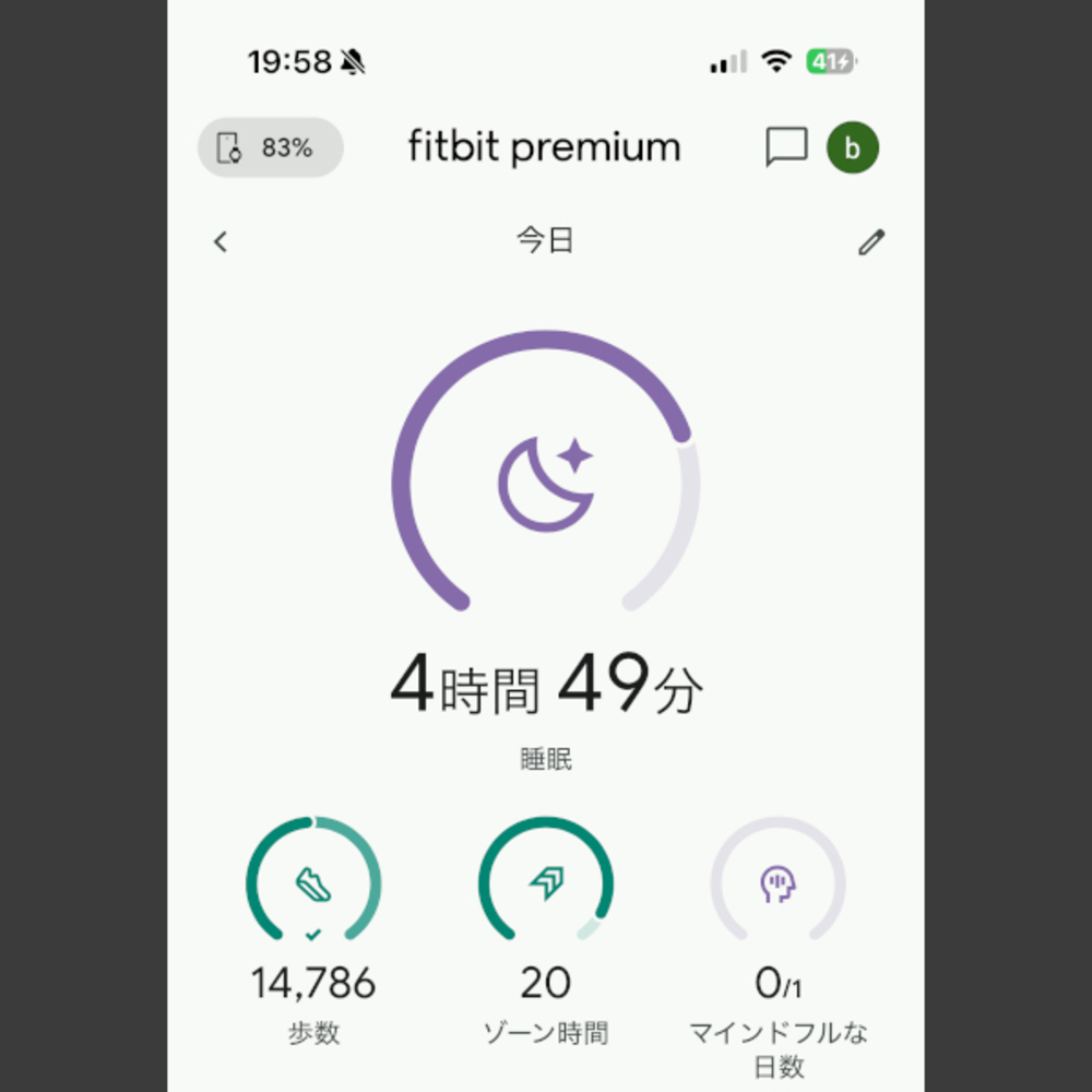 Fitbitの睡眠データを見てみよう！