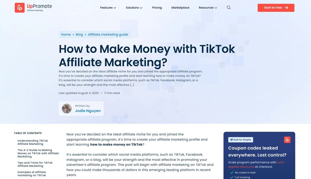 How to Make Money with TikTok Affiliate Marketing