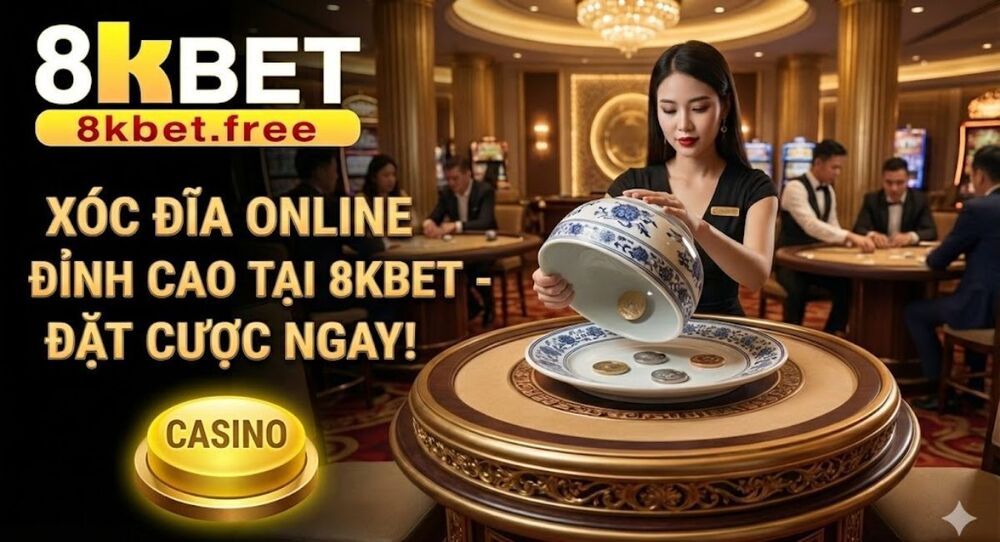 Chơi Xóc Đĩa Online Uy Tín, Giao Diện Đẹp Mắt Tại 8KBET