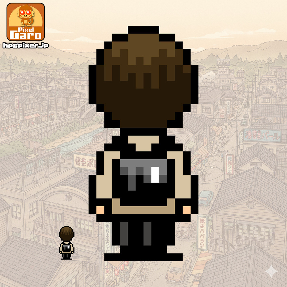 【ドット絵 無料配布】女性の旅人