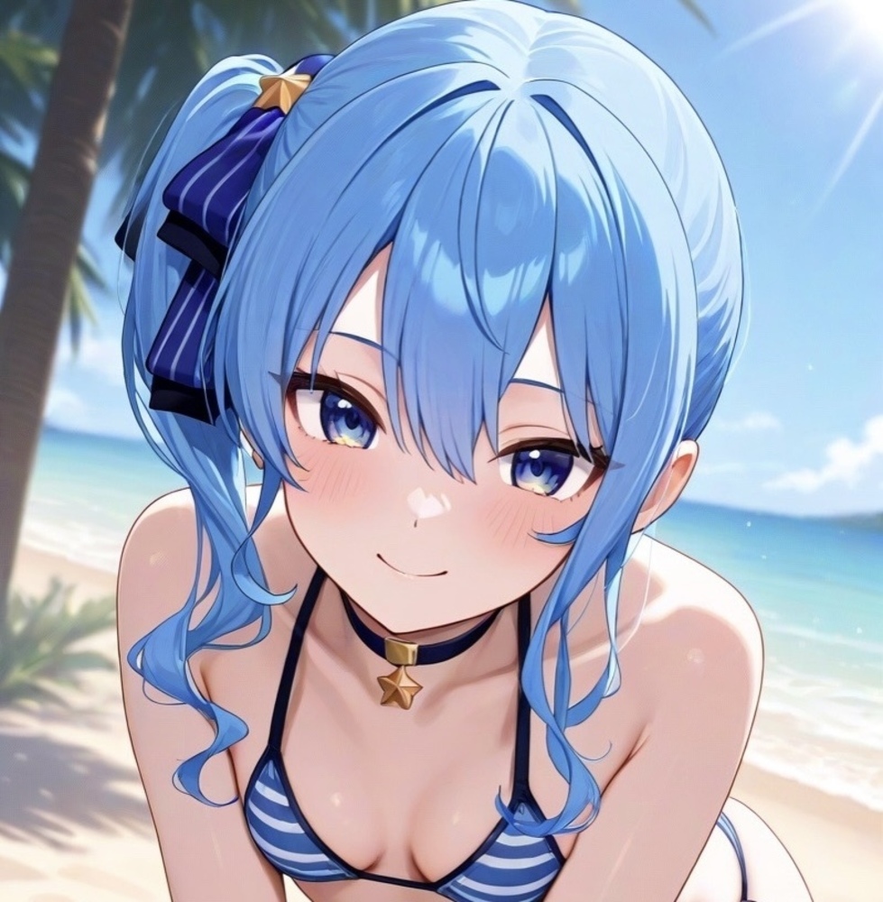 すいちゃんと浜辺でPart1