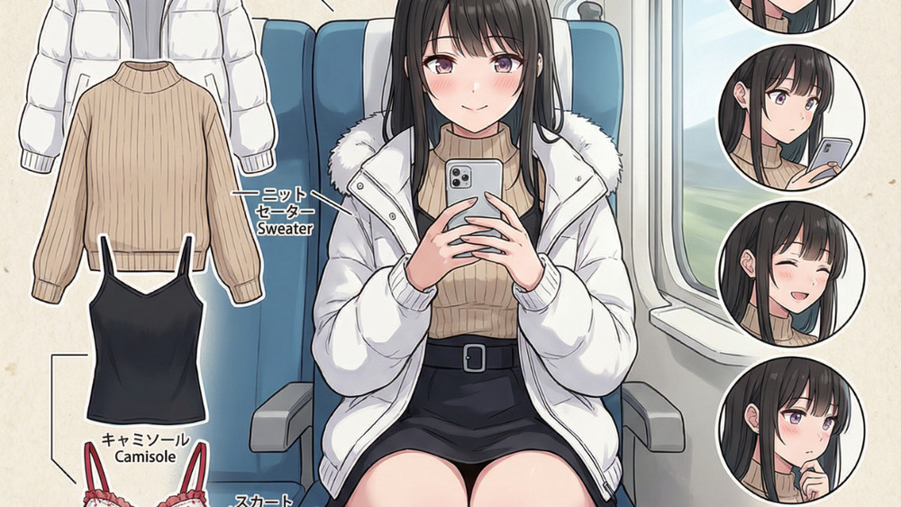 【オリジナル】新幹線のお姉さん