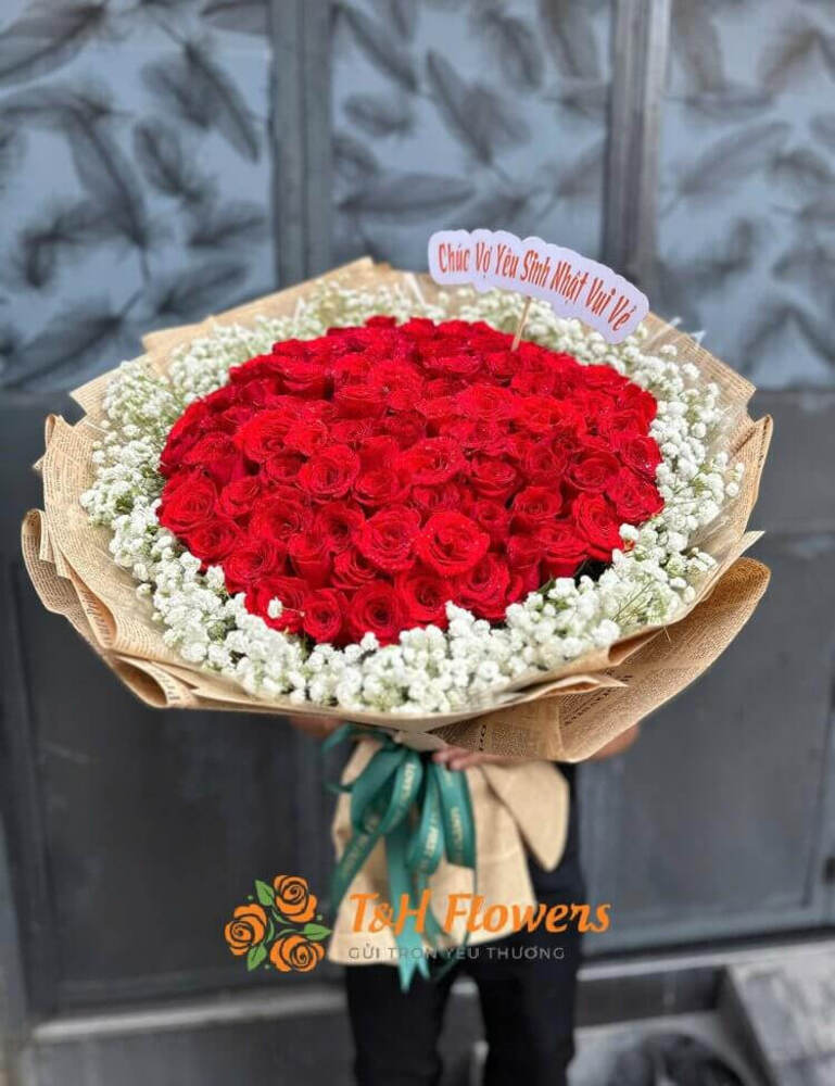 100+ Mẫu hoa tặng vợ khi muốn nói “Anh yêu em”