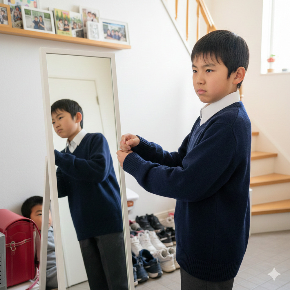 2月。新品のセーター「完敗」。