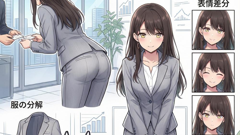 【オリジナル】保険のセールスレディさん