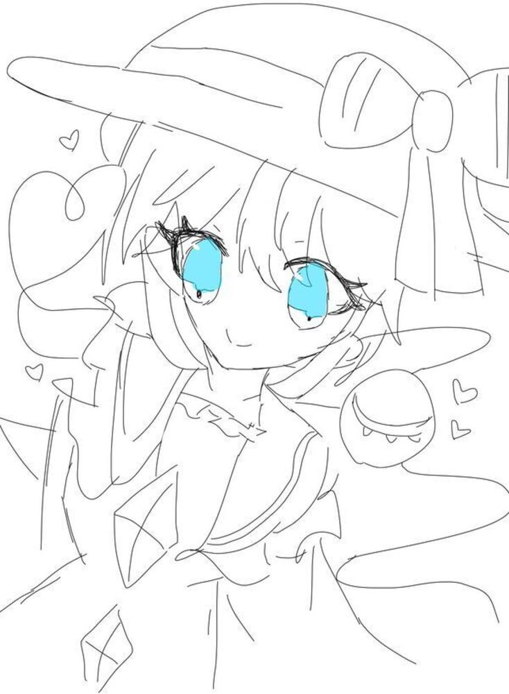 クラブで描いた絵やあ〜