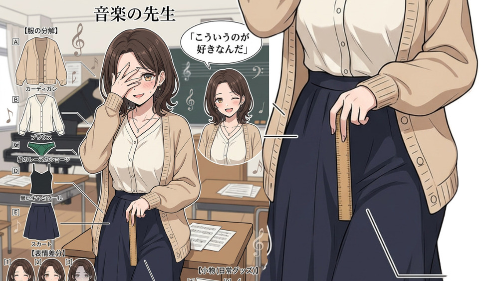 【オリジナル】音楽の先生