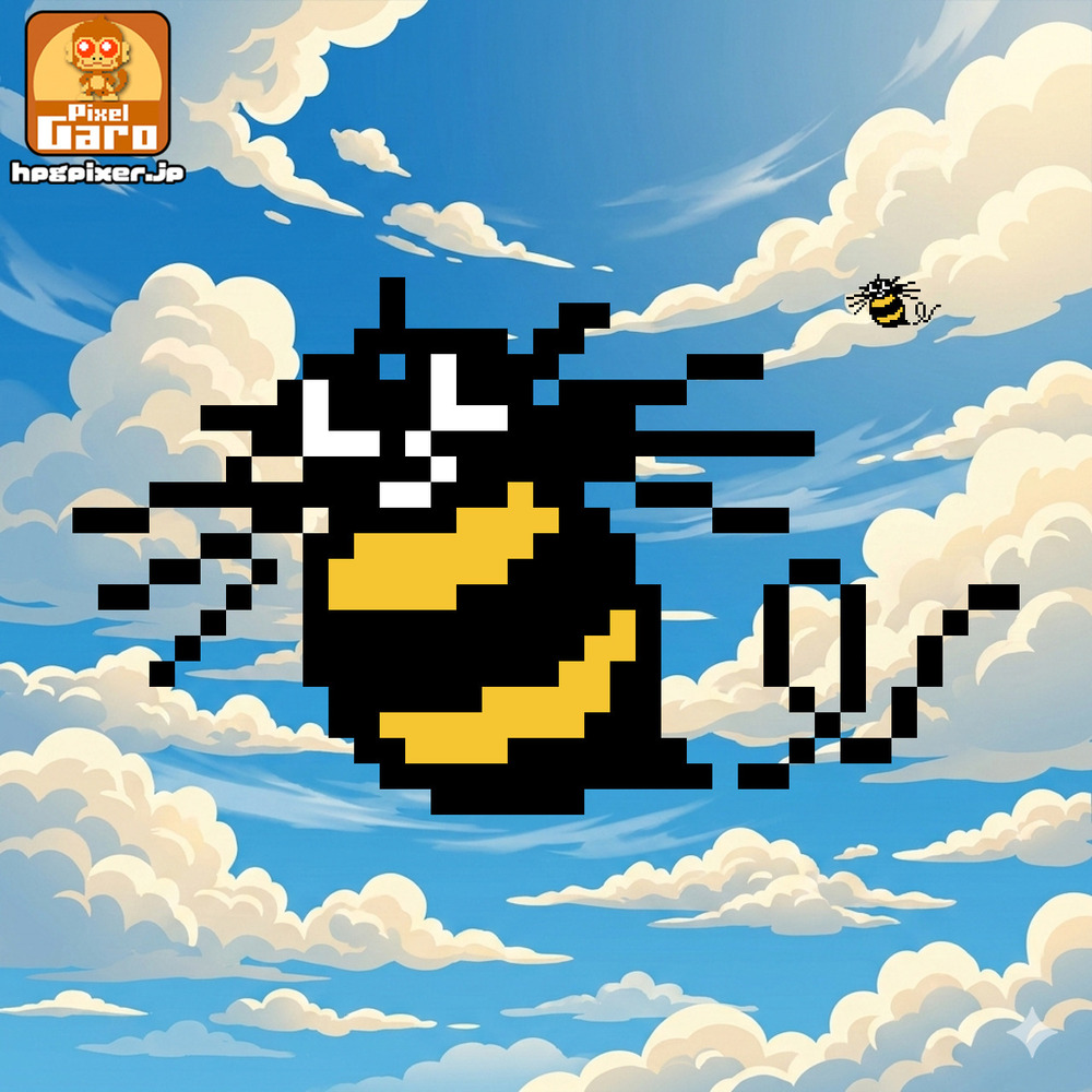 【ドット絵】ハチ助