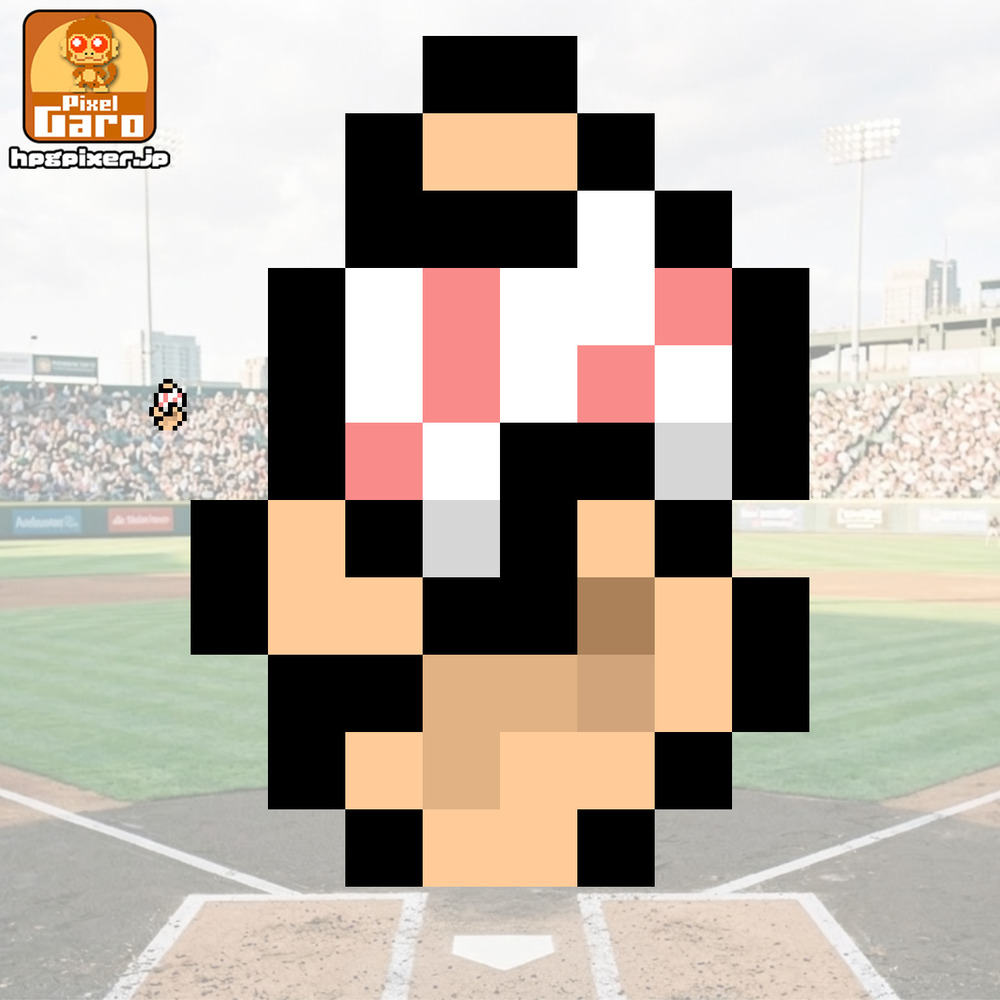 【ドット絵】野球ボールの握り