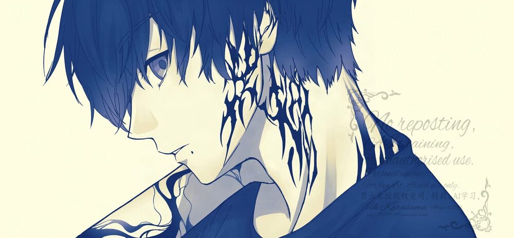 タトゥー男子