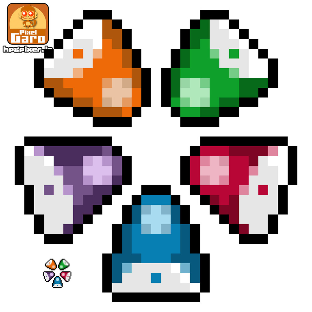 【ドット絵】5つのカラーの初代iMac