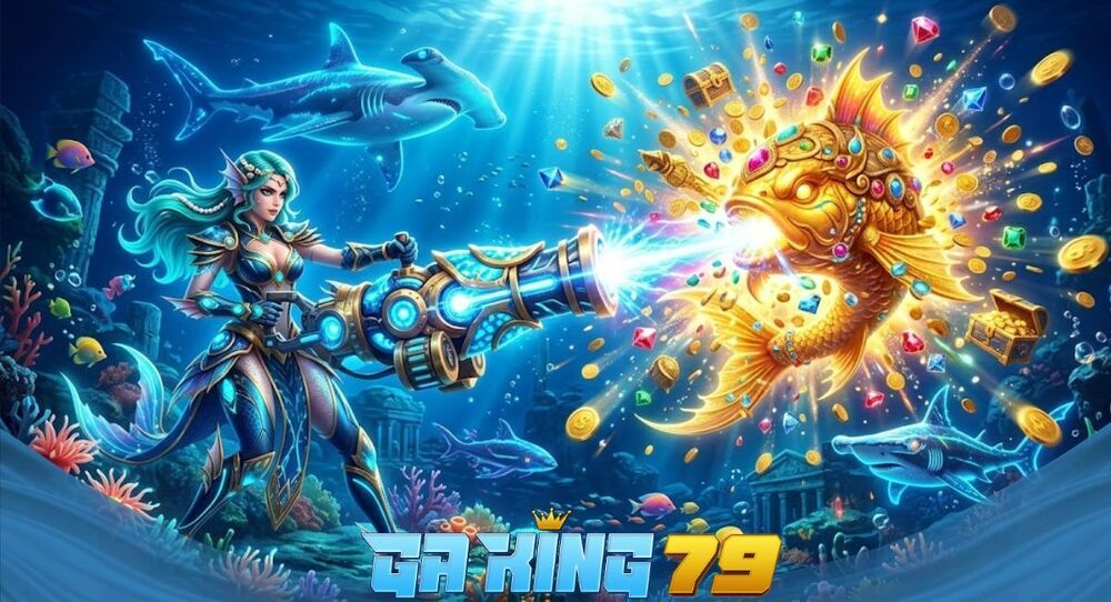 BẮN CÁ GAKING79 - SĂN THƯỞNG KHỦNG DƯỚI ĐẠI DƯƠNG 3D ĐẸP MẮT