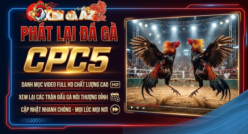 Phát Lại CPC5 – Tuyển Chọn Những Trận Đá Gà Đỉnh Cao Tại Bồ C5 Trên Xóm GÀ AZ