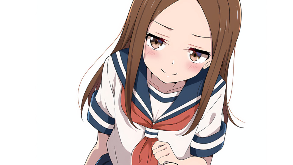 【高木さん】片膝立ち