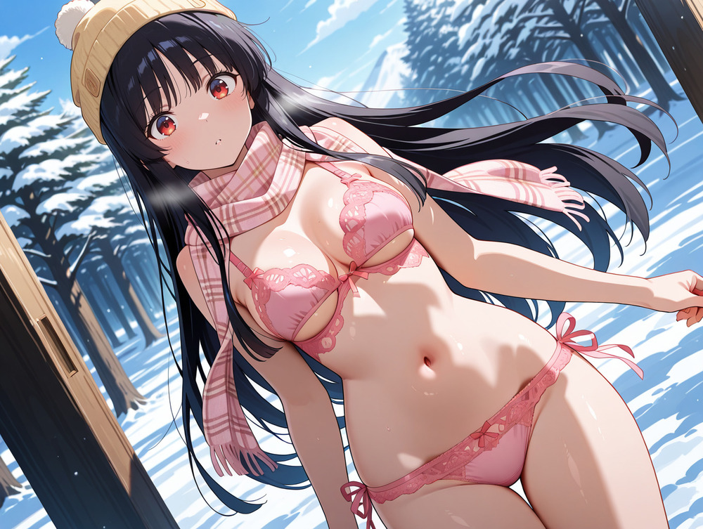 輝夜様とお外SEX！