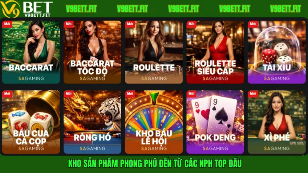 Casino online V9bet giải pháp giải trí tiện lợi cho người hiện đại