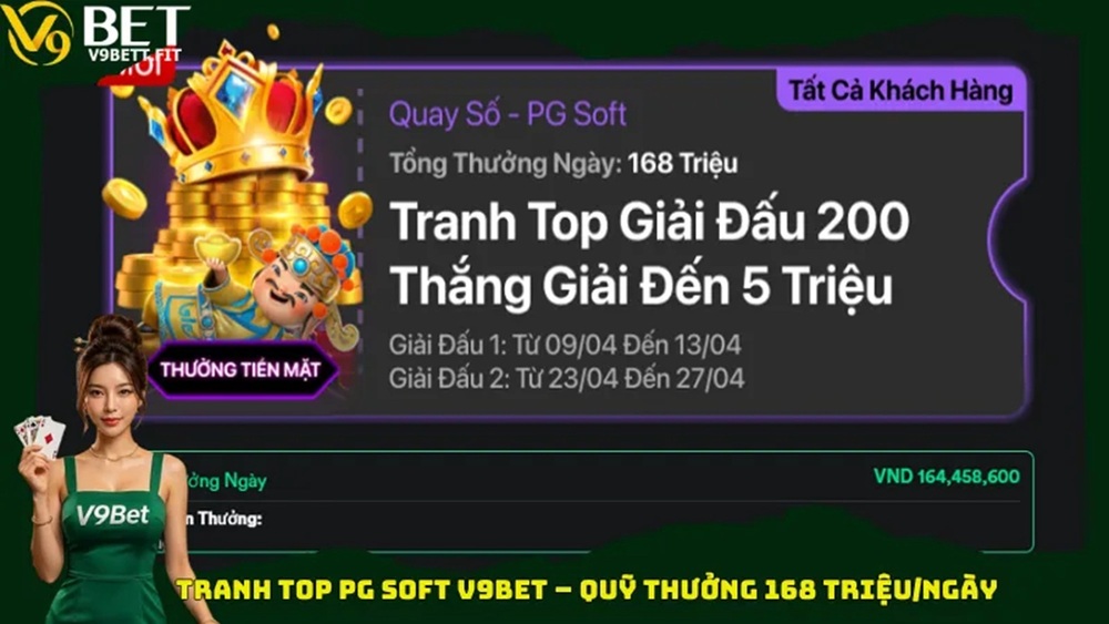 Chiến lược giúp bạn thành công khi tranh top PG Soft V9bet