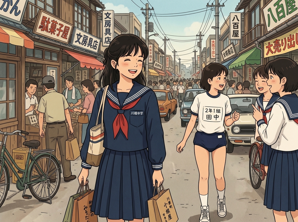 昭和時代の中学生