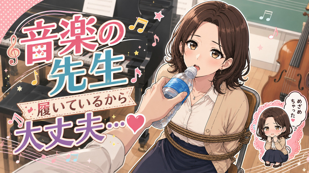 【音楽の先生】履いているから大丈夫…なプレイ 全20枚【限定公開】