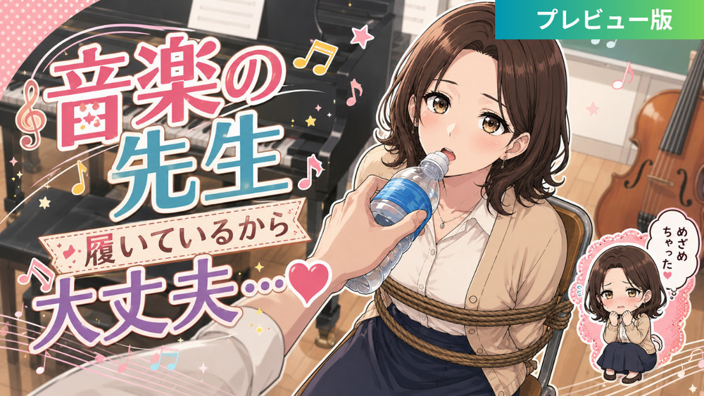【音楽の先生】履いているから大丈夫…なプレイ プレビュー版3枚【全体公開】