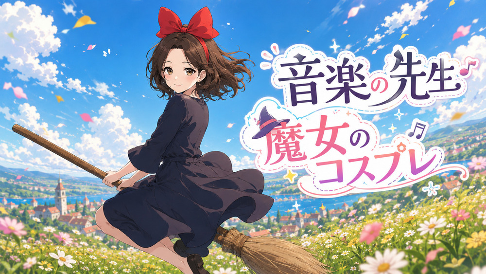 【音楽の先生】魔女のコスプレ 全13枚【限定公開】